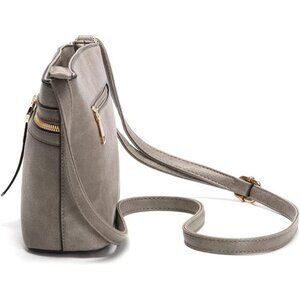 Zipper Pocket Crossbody Bags, Shoulder Purse with Adjustable Strap for Women